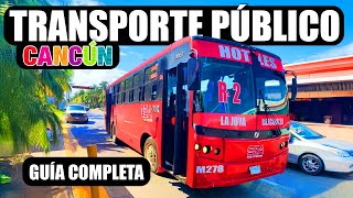 PUBLIC TRANSPORTATION in CANCUN How to get to the center The Palapas Market 28