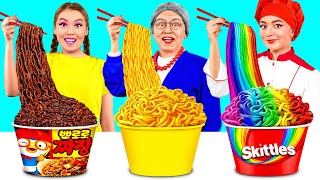 Reto De Cocina Yo vs Abuela | Hacks y Trucos de Cocina de KaZaZa Challenge