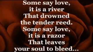 The Rose Lyrics - Bette Midler