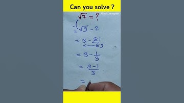 Find root 7 #shortsfeed #trandingshorts #maths #mathstricks #mathematics #easymathtricks #squareroot
