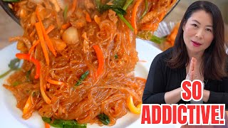 ????๏ธThe MOST DELICIOUS SPICY GLASS NOODLES: Spicy Japchae Noodles Recipe #koreanfood ์ ๊ฐ๋ฝ์ ๋ฉ์ถ ์ ์๋ ๋งค์ด์ก์ฑ