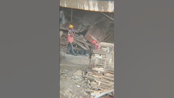 Making concrete samples for testing #worker #work #concrete #sample #testing #construction #highrise