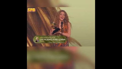 Shakira wins best Latin Pop Album💃🏻📣