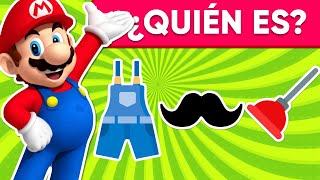 ADIVINA EL PERSONAJE DE SUPER MARIO BROS 🍄⭐️ Adivina con EMOJIS