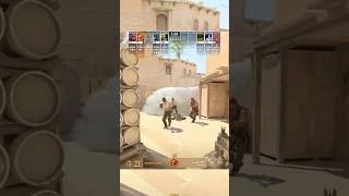 3 enemies rushed 😱 | Mirage CS2 #clips #viral #shorts #gaming #cs2