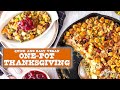 Quick and Easy Vegan One-Pot Thanksgiving "Pot Pie" with Cranberry Pecan Stuffing and Savory Gravy