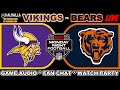 Vikings VS Bears LIVE ! Game Audio, Scoreboard, Big Play Tracking Monday Night Football