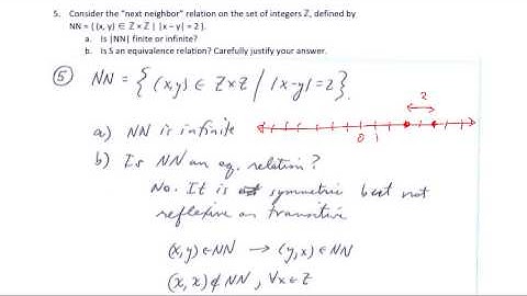 Relations and Equivalence Ex05