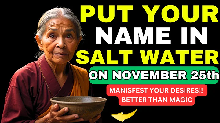 Put Your Name in Salt Water Tonight and Watch What Happens…