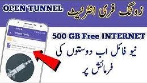 open tunnel new fileTelenor free Internet new fileTelenor free Internet Vpn @Mzk Malik