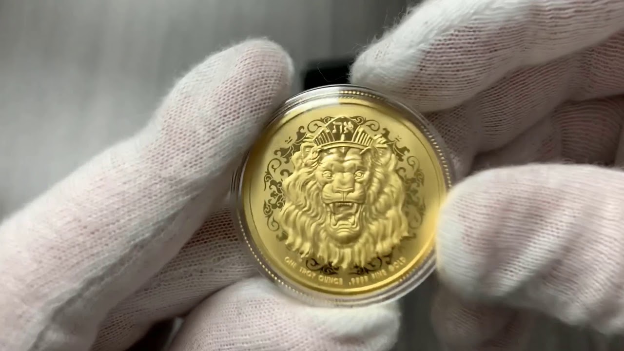 🦁 First Ever Gold Proof Roaring Lion (Only 250) 🦁