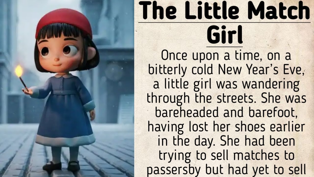 Moral full & Interesting Story for Everyone| The Little Match Girl Story| English Moral Story