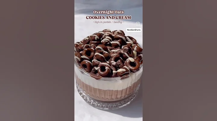 I Can’t Believe This Overnight Oats Recipe is Healthy!🍪🔥 #healthyfood #fyp #shorts #viralvideo #fun