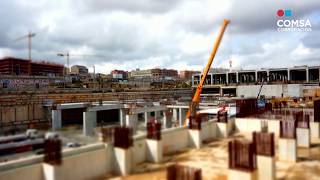 Construcción de la estación del AVE de La Sagrera