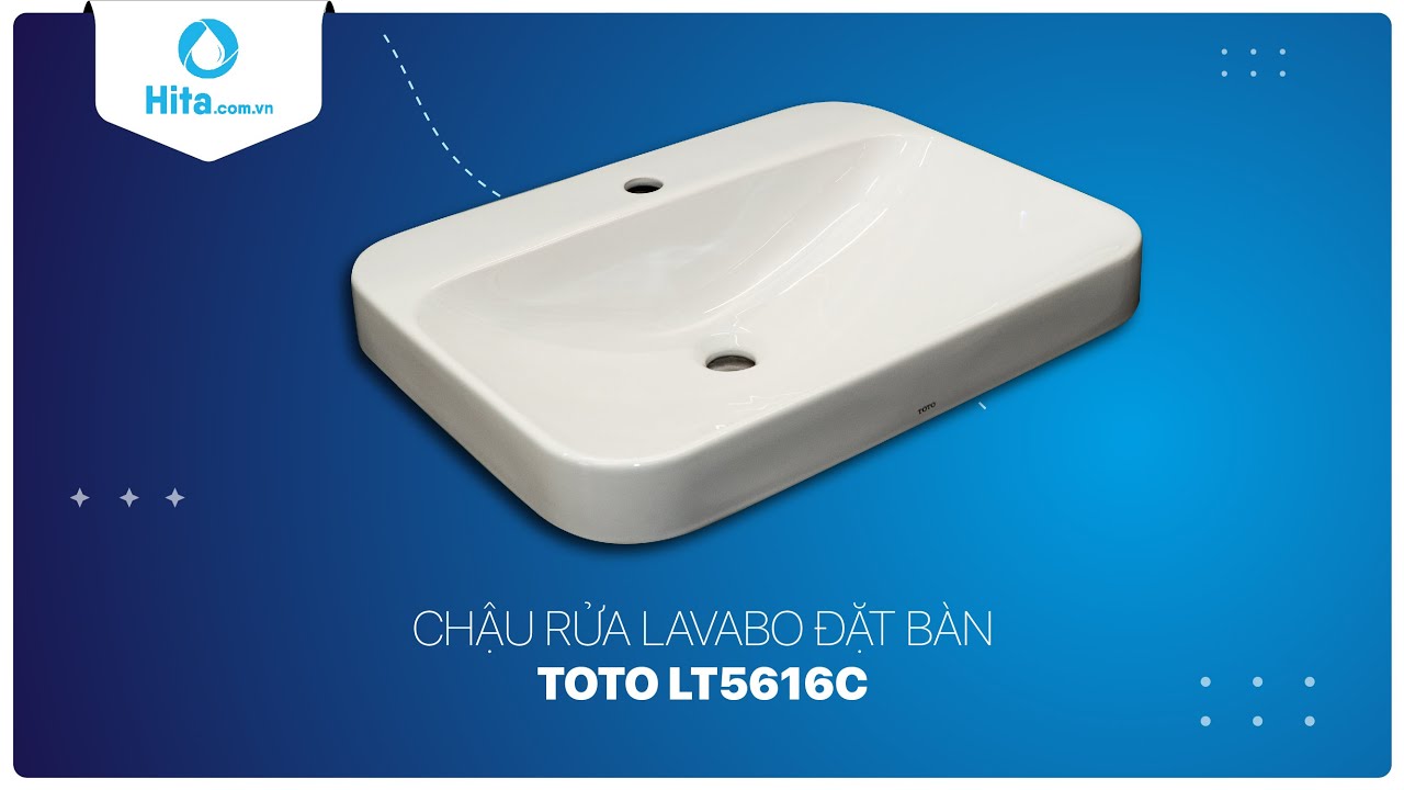 Chậu rửa lavabo đặt bàn TOTO LT5616C