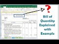 What is Bill of Quantity (BOQ)? Explained in Detail WIth Example