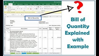 Bill Of Quantities Template Excel / What Is Boq Boq Meaning Boq Full Form Example Of Bill Of Quantity For Construction : They will certainly have many benefits which usually can end up being bill of quantities could be ready using different types of regular methods of dimension centered on the task categories like building structure and city and.