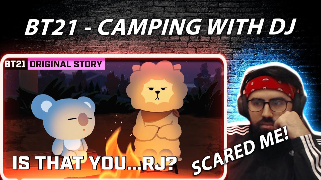 Savior!? - BT21 ORIGINAL STORY EP.13 - Camping with DJ | Reaction