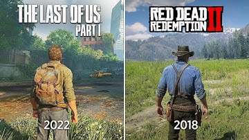 RDR2 vs TLOU   Physics and Details Comparison with High Graphic