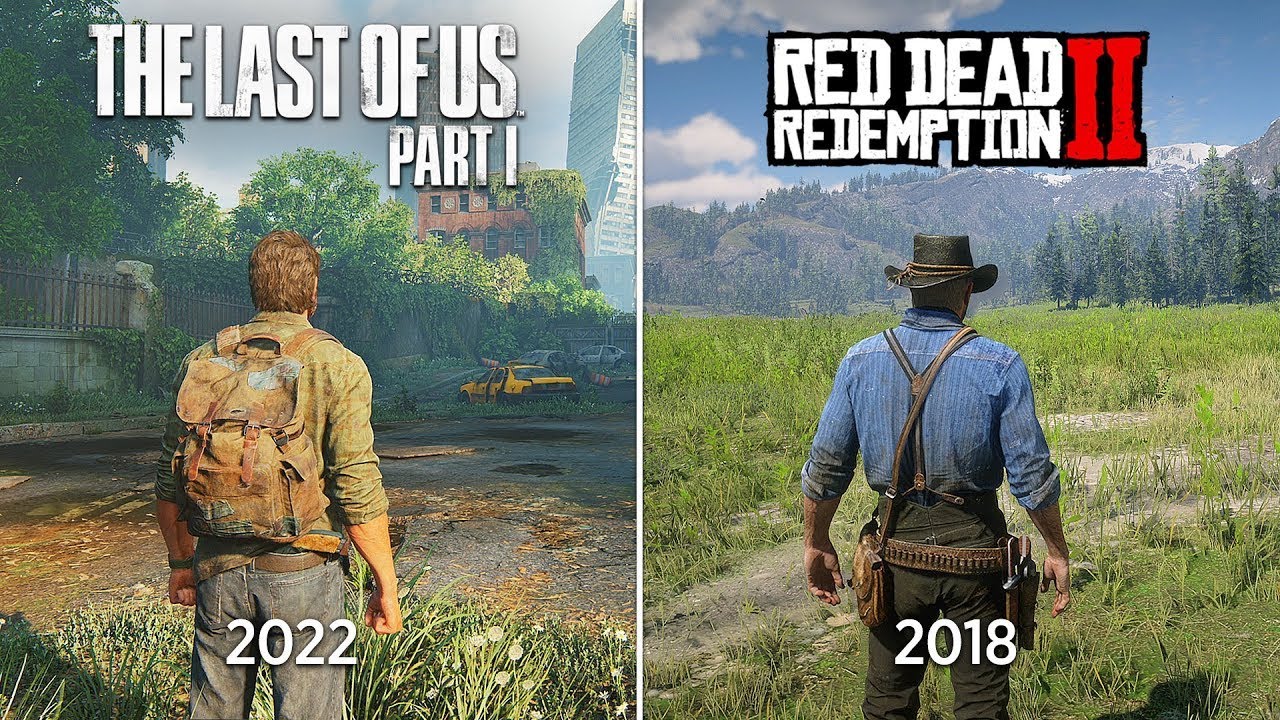 RDR2 vs TLOU   Physics and Details Comparison with High Graphic