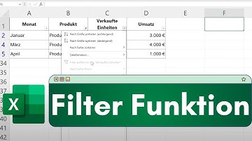 Excel Filter Funktion: Einfache Anleitung für Anfänger und Profis