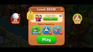 Gardenscapes 20330 Level   Gameplay | With Boosters | No Commentary