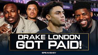 Drake London Is Making MORE Than Justin Jefferson | The Speakeasy ERUPTS