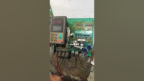 FRENIC VFD 22KW LOW VOLTAGE ALARM 🚨 CHECKING ALARM