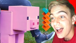 This Guy Made The Fastest Rideable Minecraft Pig