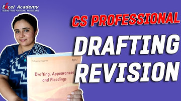CS Professional : Drafting Appearances and Pleadings REVISION