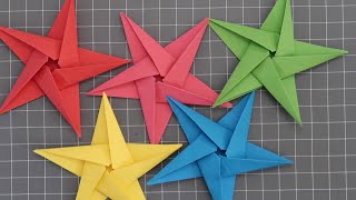 How to fold an ORIGAMI STAR