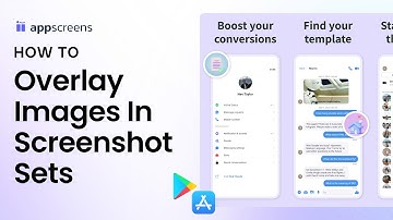 How to overlay images on App Store screenshots with AppScreens