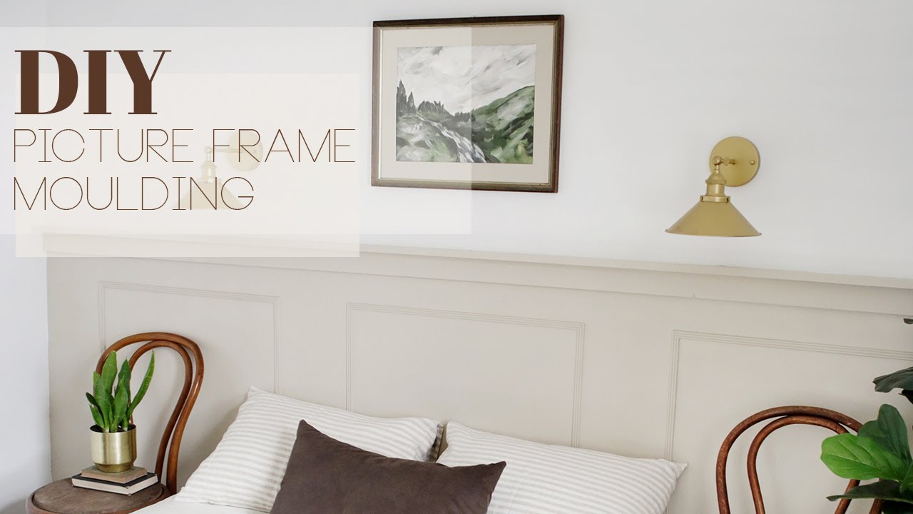 DIY Picture Frame Moulding YouTube