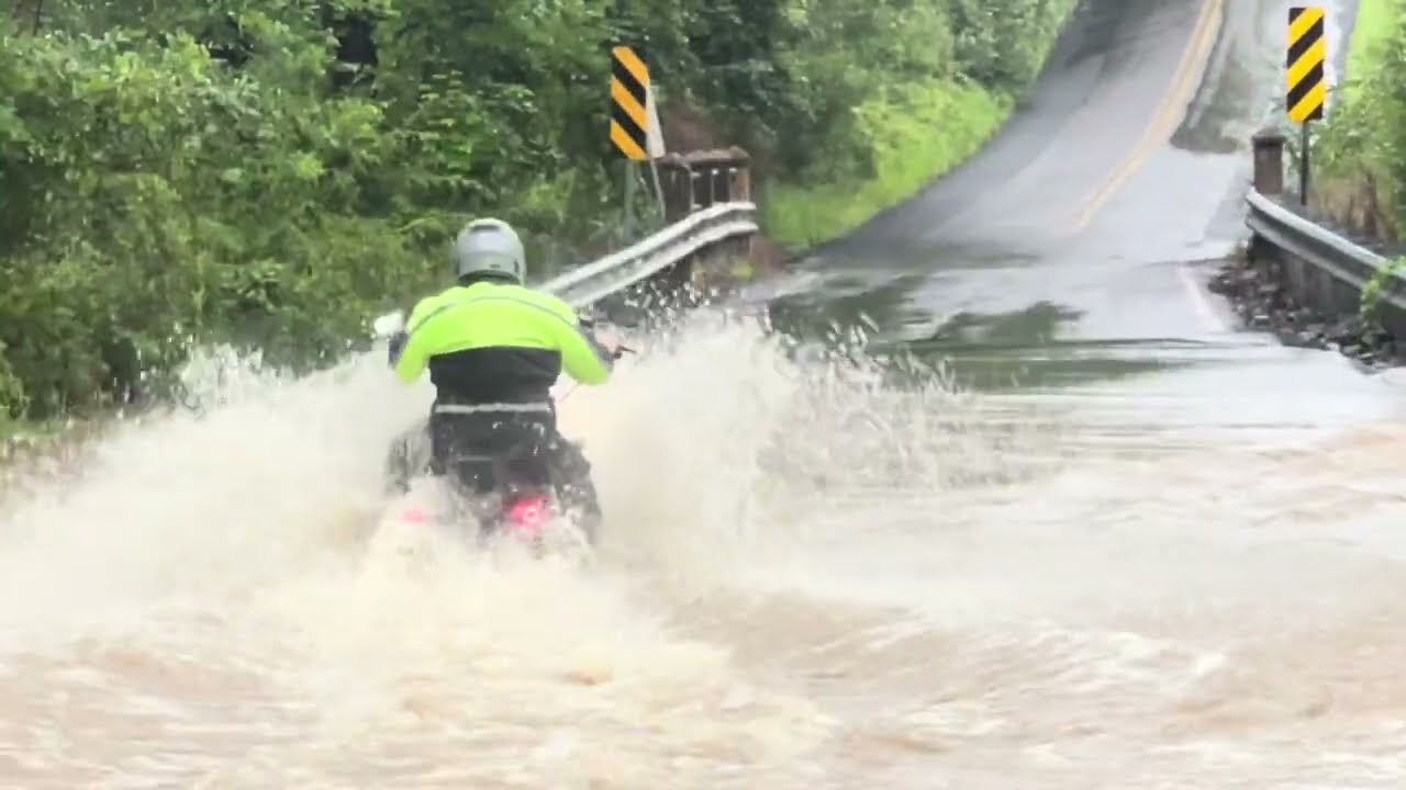 Trumbauersville, PA Flash Flooding, Residents Shoveling Debris
