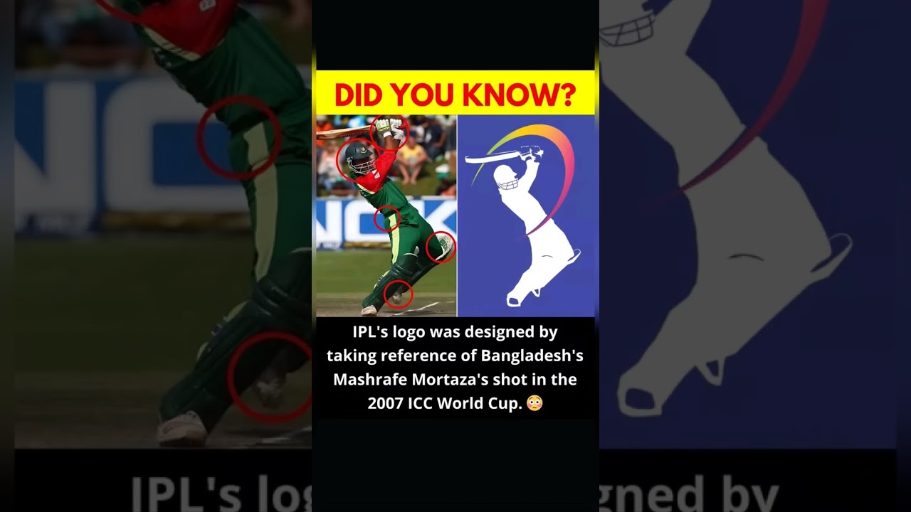 IPL LOGO DESIGNED BY MASHRAFE MORTAZA SHOT🥶|| 