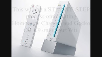 How to Install Hombrew Channel and Gecko OS 1.9 for Wii 4.2