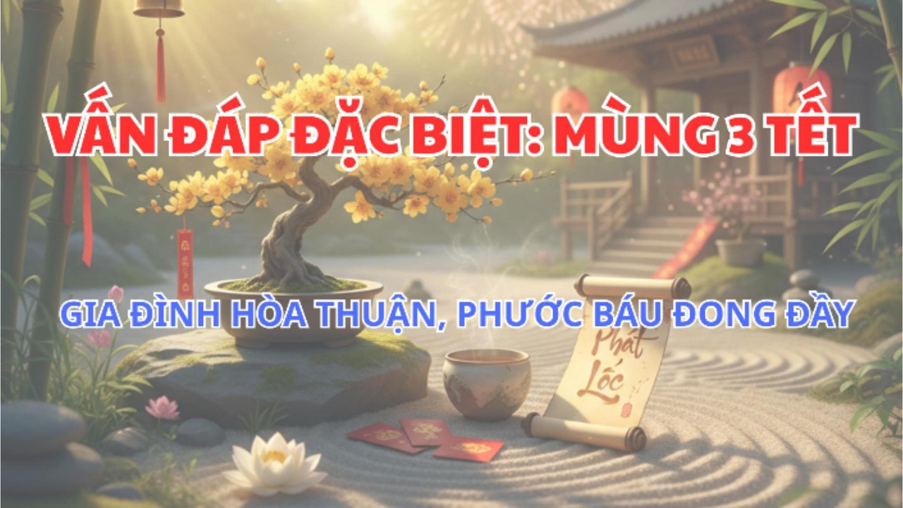 Vấn Đáp Đặc Biệt Mùng 3 Tết Gia Đình Hòa Thuận  Phước Báu Đong Đầy