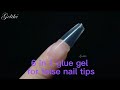 6 in 1 glue gel for false nail tips