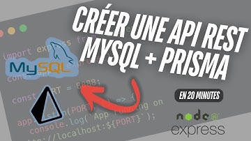Connecte ton API Express à MySQL avec Prisma | Tuto complet et facile