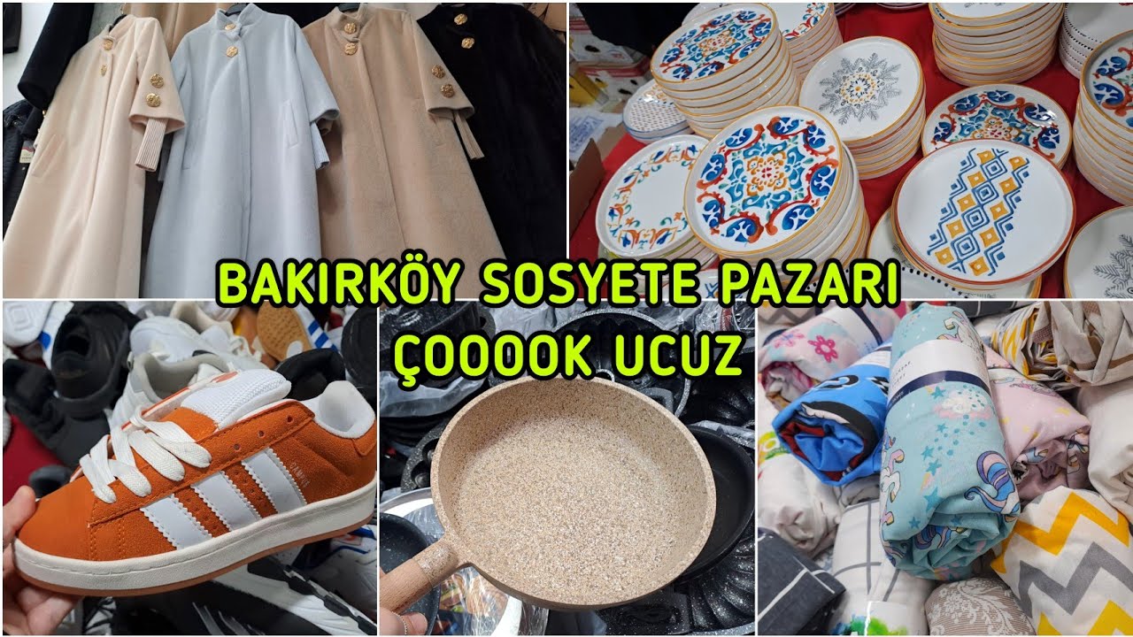 Bakırköy sosyete pazarı günlerden cumartesi‼️herşey aşırı ucuz‼️kıyafet alışverişi🌹kıyafet modelleri