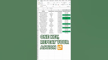 This Excel Shortcut Saves You Clicks 💡 #shorts