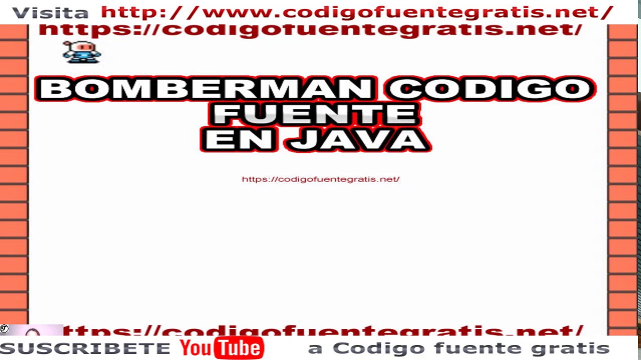 bomberman en java codigo fuente - YouTube
