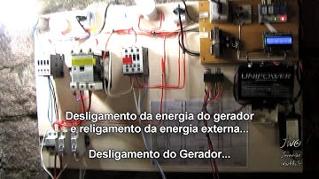 Arduino - Acionamento Automático de Gerador de Eletricidade.