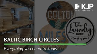 Baltic Birch Circles