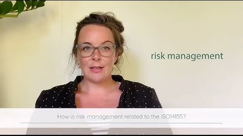 How is risk management related to the ISO14155?