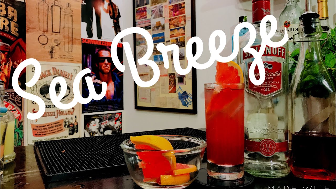Cocktails that don't taste like booze! | Sea Breeze | Vodka Cocktail