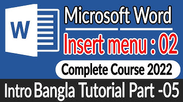 Microsoft Word Beginner to Advance Video Tutorial 05 Bangla  Technic Tech