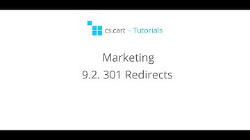 CS-Cart Tutorials. Shopping Cart Marketing - 301 Redirects
