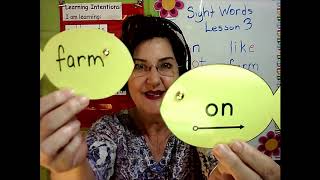Sight Words Lesson 3