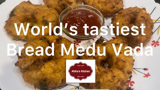 World’s tastiest Bread Medu Vada recipe by Afsha’s Kitchen